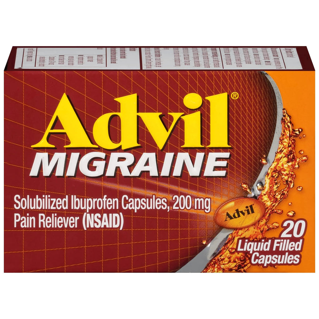 Advil 200 mg Liquid Filled Capsules 20 ea AdvilBuy Supplements Australia