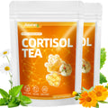 JIAOMING 2 Packs Natural Cortisol Reducing Tea, Healthy Cortisol Levels & Mental Clarity, Loose Leaf Detox Drink Teabags with Ashwagandha for Men and Women Sleep Time Relaxation, Mood Swing Reducer JiaomingBuy Supplements Australia