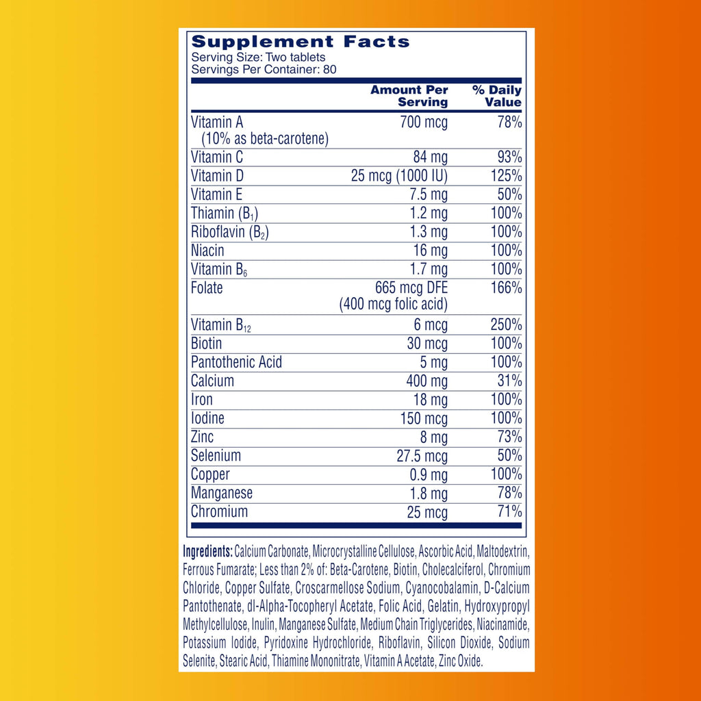 One A Day Women’s Petites Multivitamin,Supplement with Vitamin A, C, D, E and Zinc for Immune Health Support, B Vitamins, Biotin, Folate (as folic acid) & more,Tablet, 160 count ONE A DAYBuy Supplements Australia