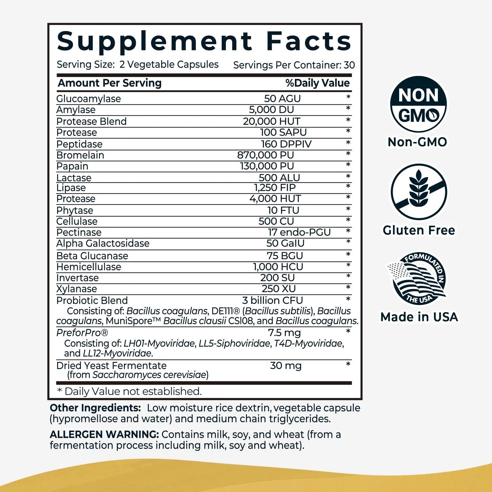 4-in-1 Prebiotic Probiotic & Postbiotic for Women & Men, Complete Gut & Digestive Support Supplement, Pre Post Probiotics & Digestive Enzymes 60 Capsules,Made in USA Divinity NutraBuy Supplements Australia