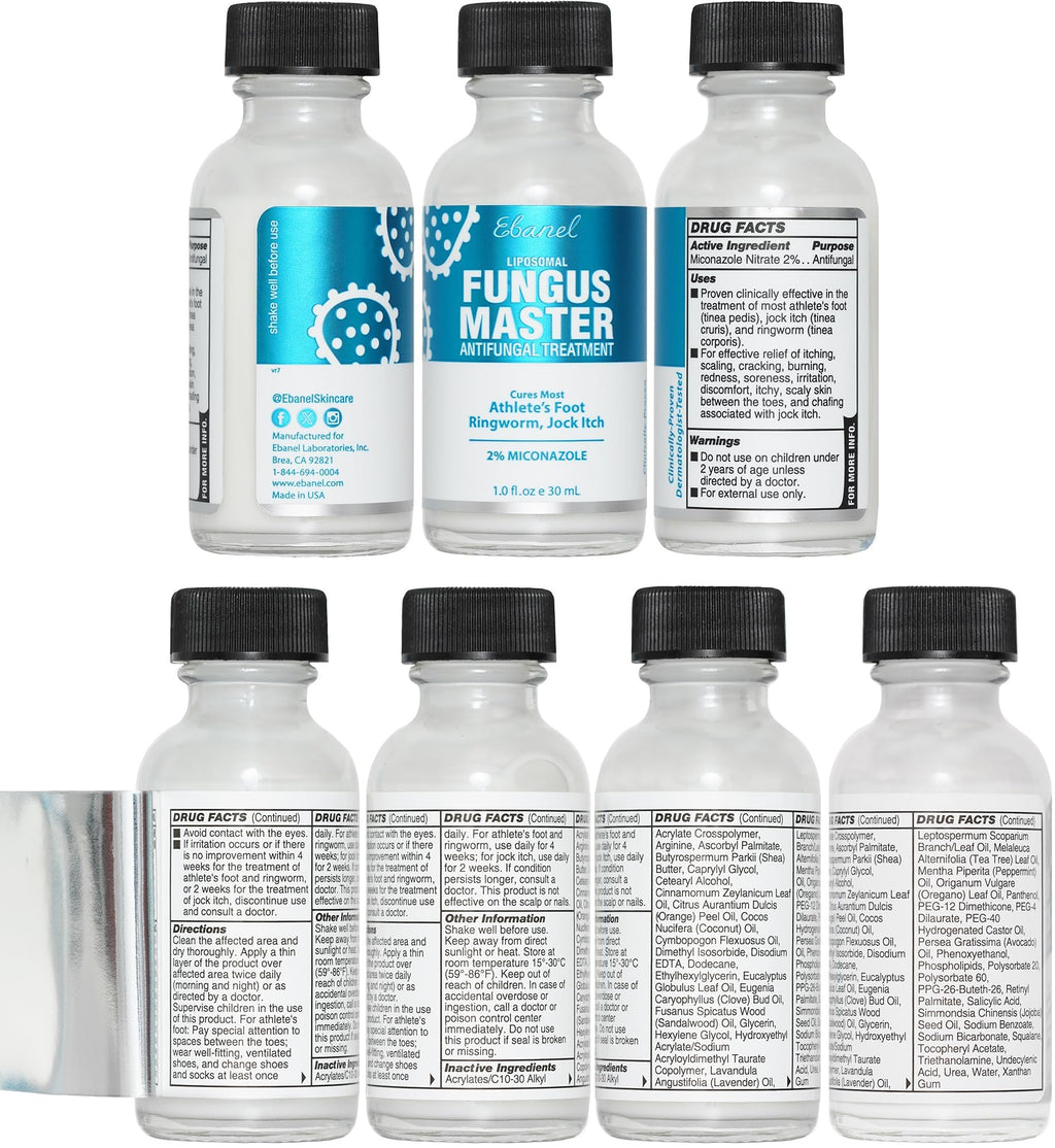 Ebanel Antifungal Cream Miconazole Athletes Foot Treatment, Cures Fungal Infection Leading to Nail Fungus, Jock Itch Cream with Undecylenic Acid, Tea Tree & Manuka Oil, Fast Itch Relief for Ringworm Ebanel buy supplements Au