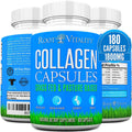 Root Vitality Collagen Peptides Capsules - Grass-Fed, Pasture-Raised Hydrolyzed Protein Supplement for Skin, Hair, & Nails - Non-GMO, Zero Sugar Daily Pills for Men & Women (180 Capsules) Root VitalityBuy Supplements Australia