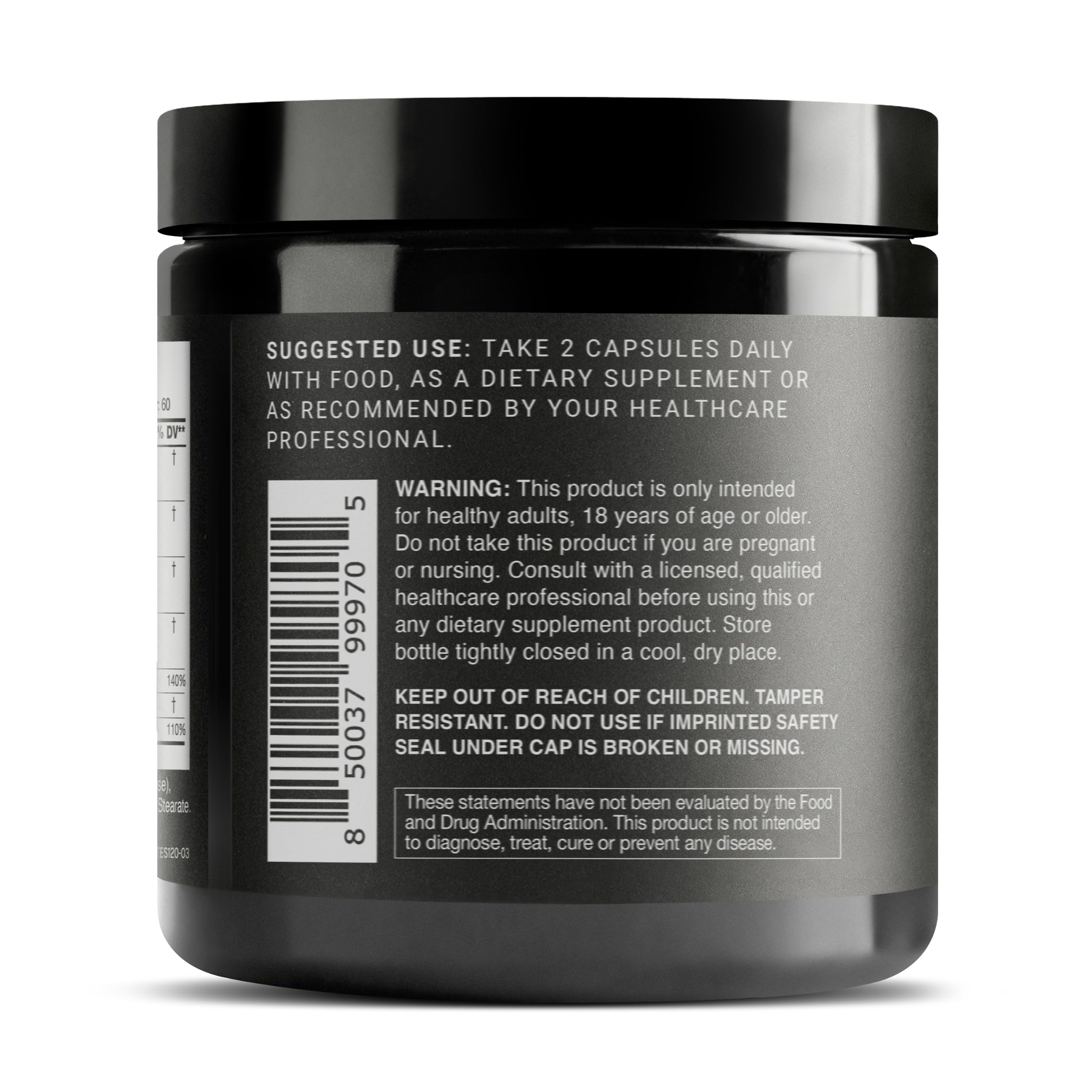Elite T Formula - Ultra High Potency 200:1 Tongkat Ali, 30:1 Fadogia & 25% Withanolides Ashwagandha - Tribulus with 95% Saponins, Zinc, Boron & Copper - Third-Party Lab Tested - 120 Capsules Toniiq buy supplements Au
