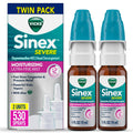 Vicks Sinex Severe Nasal Spray, Moisturizing Ultra Fine Mist with Aloe, Decongestant Medicine, Relief from Stuffy Nose Due to Cold or Allergy, Nasal Congestion & Sinus Pressure Relief, 265 Sprays x 2 Vicks buy supplements Au