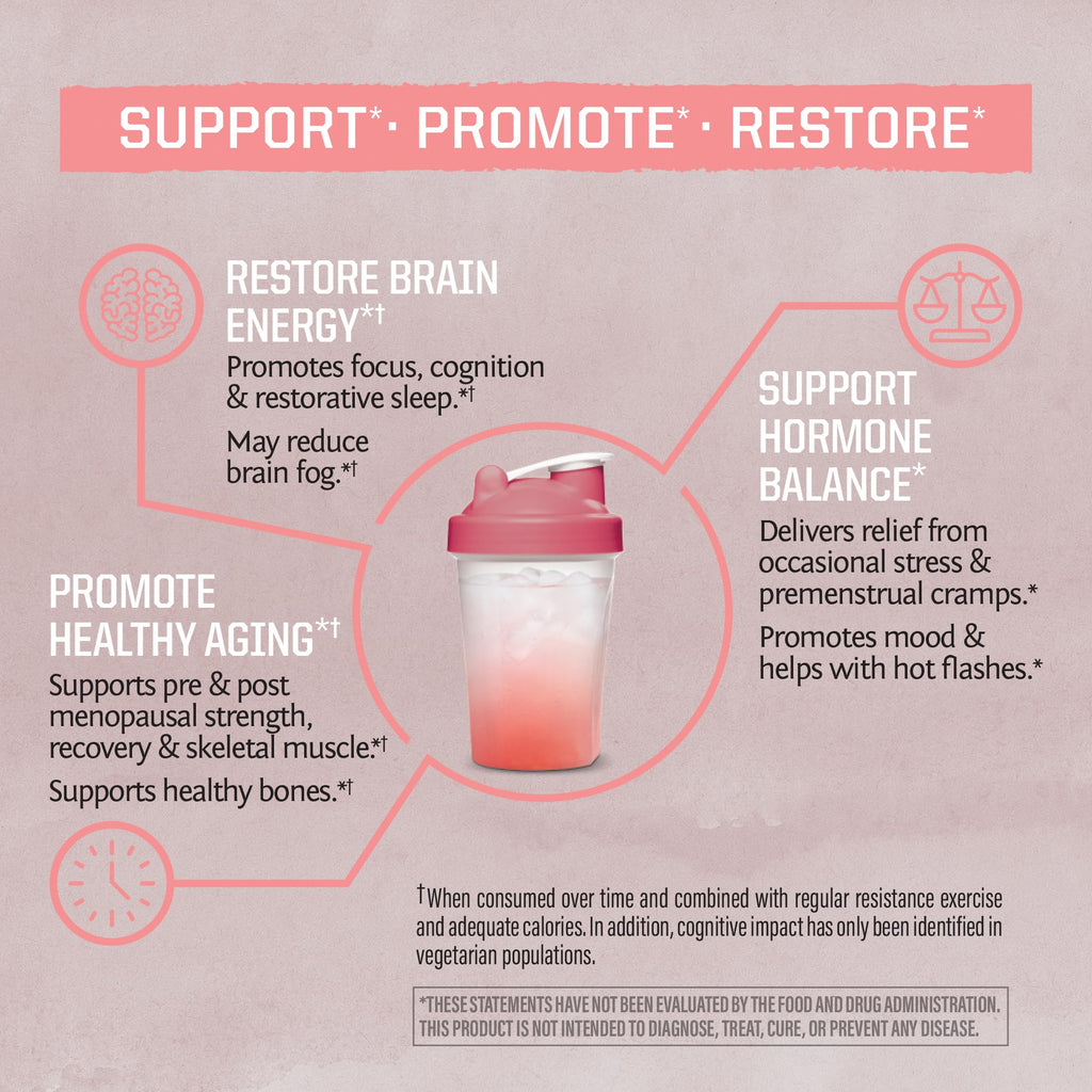 Sunwarrior Creatine for Women Monohydrate Powder Micronized Pre Workout Recovery Supplement Support Muscle Building Strength Training Cognition | Vegan and Easily Mixes 50 Servings, Raspberry Lemonade SunwarriorBuy Supplements Australia