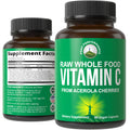 Peak Performance Raw Whole Food Natural Vitamin C Capsules from Acerola Cherry for Max Absorption. Vegan USA Sourced Vitamin C Supplement 90 Pills. 500 mg Serving or 2 Servings 1000mg Peak PerformanceBuy Supplements Australia
