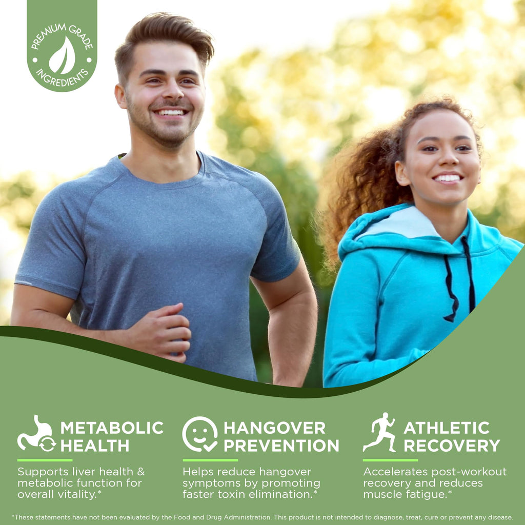 Restorio™ Metabolic Health Support Capsules - Liver & Inflammation Support - Hangover Prevention - Exercise Recovery - 120 Capsules RestorioBuy Supplements Australia
