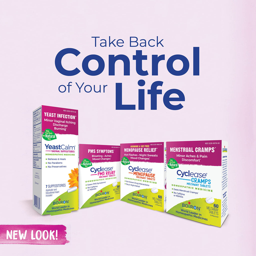 Boiron Cyclease Menopause Tablets for Relief of Hot Flashes, Night Sweats, Irritability, and Mood Swings - 60 Count BoironBuy Supplements Australia