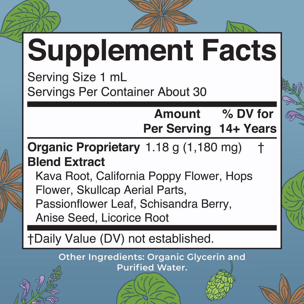 MaryRuth Organics, Herbal Supplement Drop, Calmness & Relaxation, Pack of 1, USDA Kava Root, Sugar/Gluten Free, Support Sleep, Calm & Stress Relief, Vegan, Non-GMO, 30 Servings MARYRUTH'SBuy Supplements Australia