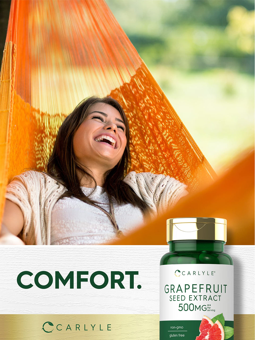 Carlyle Grapefruit Seed Extract | 500 mg 120 Capsules | Maximum Strength | Non-GMO CarlyleBuy Supplements Australia