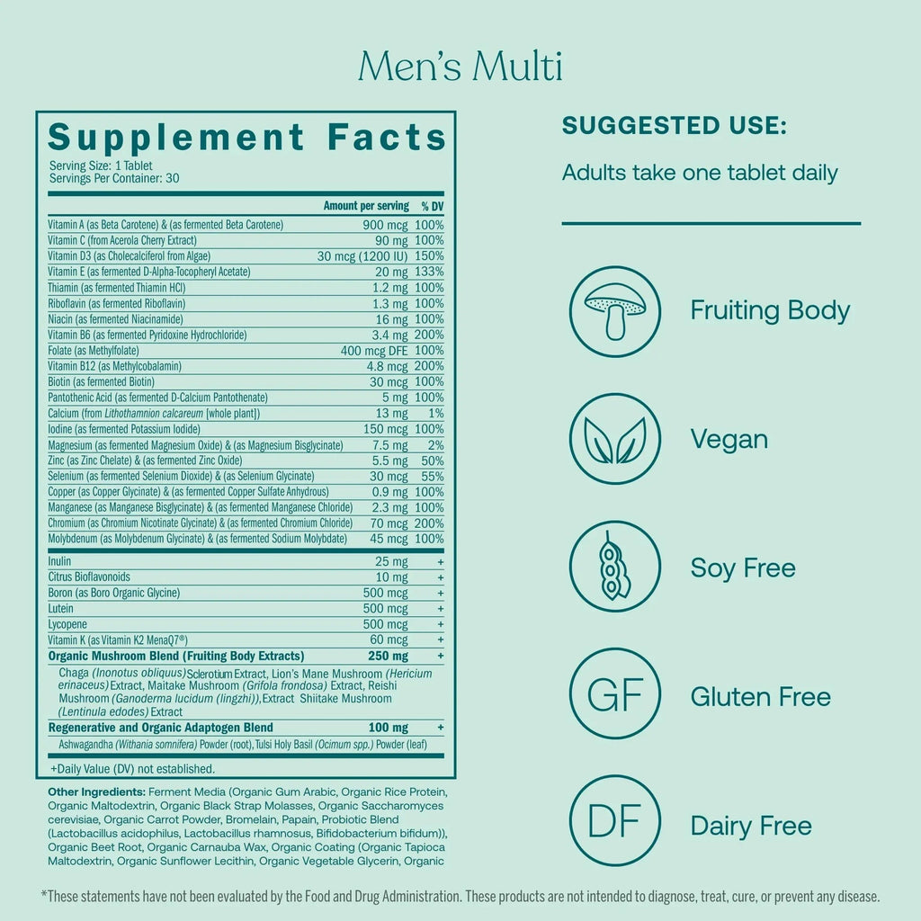 True Grace One Daily Men’s Multivitamin (30 Vegan Tablets) + One Daily Women’s Multivitamin (30 Vegan Tablets) - Non-GMO & Gluten Free - 30-Day Supply of Each True GraceBuy Supplements Australia