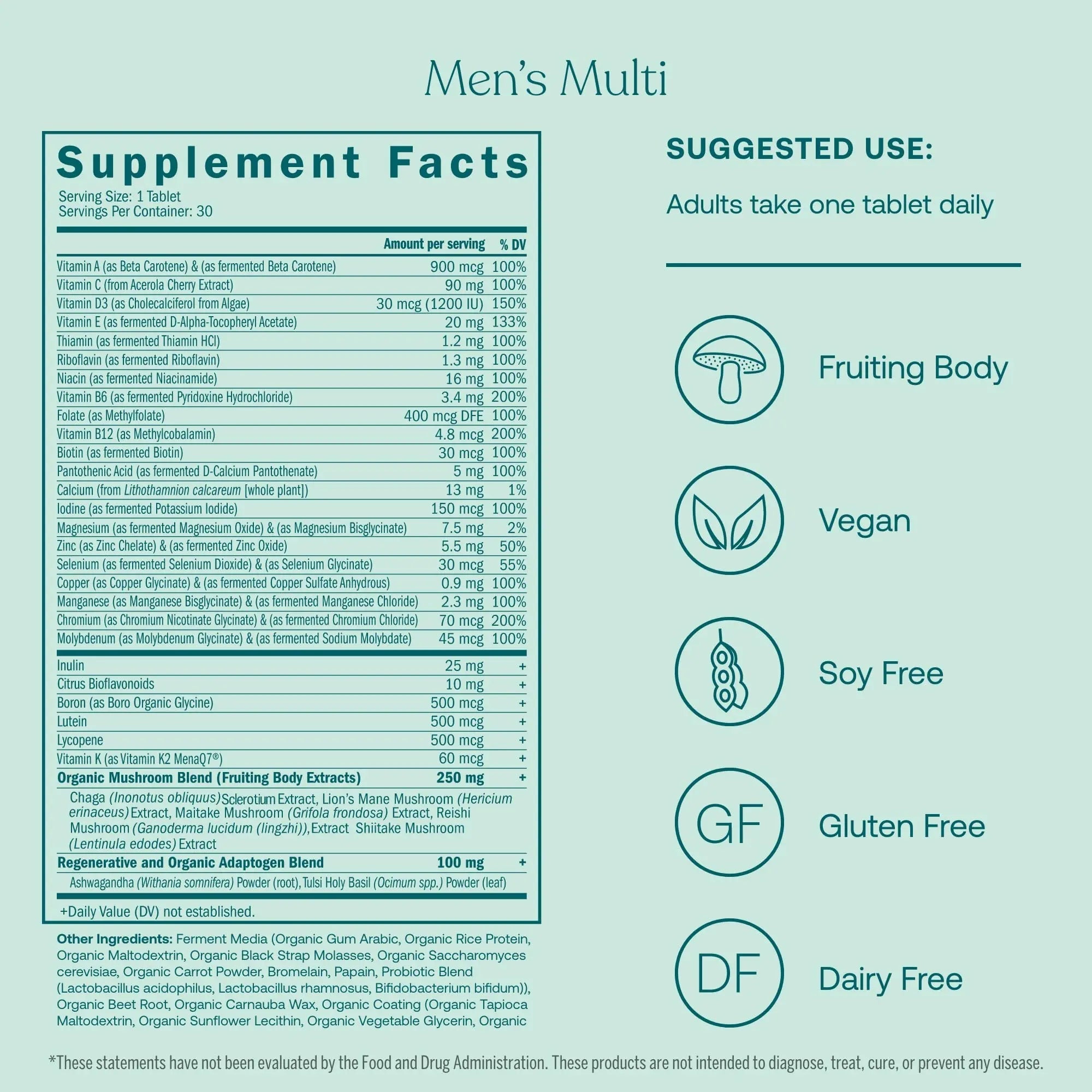 True Grace One Daily Men’s Multivitamin (30 Vegan Tablets) + One Daily Women’s Multivitamin (30 Vegan Tablets) - Non-GMO & Gluten Free - 30-Day Supply of Each True GraceBuy Supplements Australia