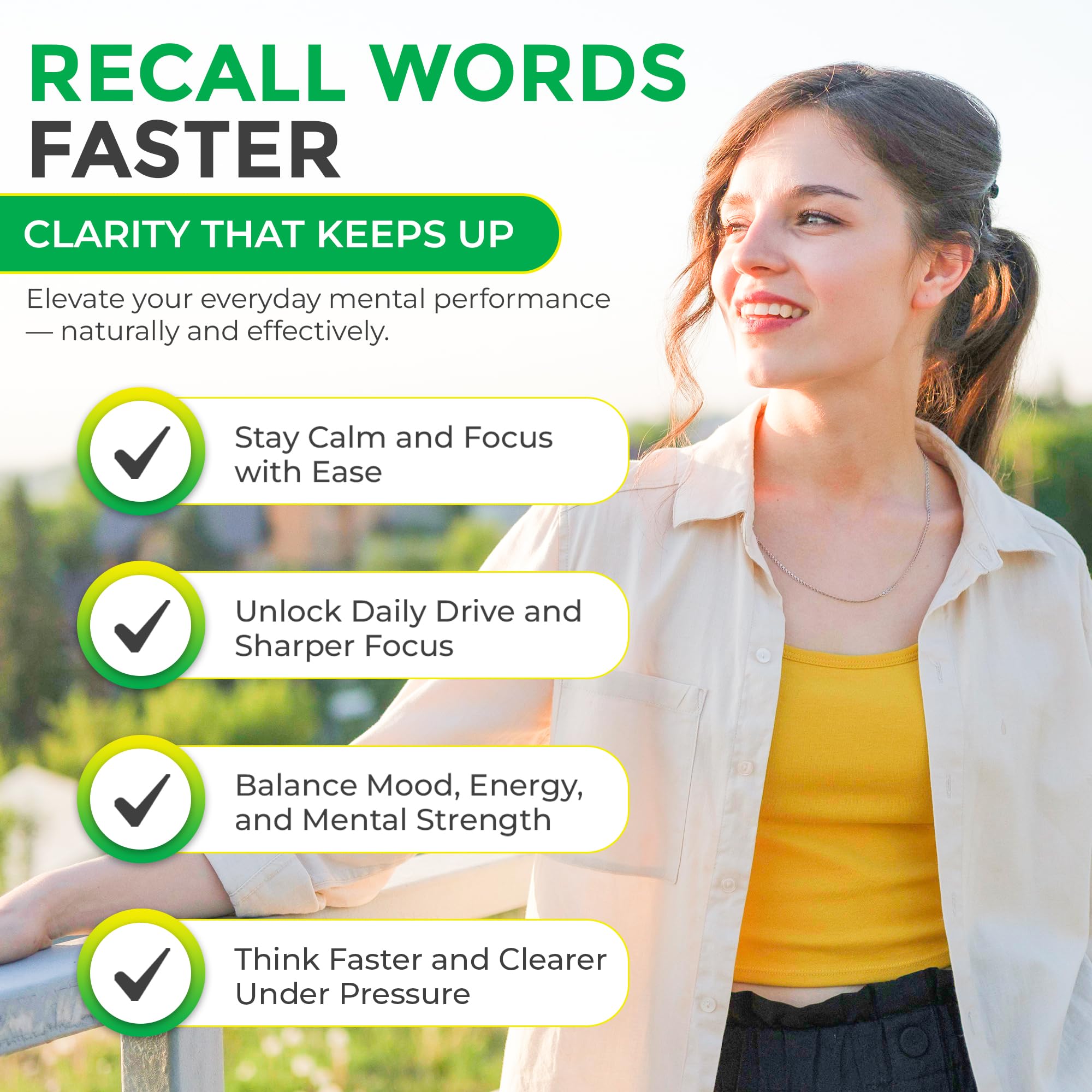 Memory Muscle – Advanced Nootropic Brain Supplement with Vitamin B12, Bacopa Monnieri & DMAE for Focus, Memory, Mental Clarity & Clean Energy – Premium Cognitive Support Formula Oaks NutritionBuy Supplements Australia
