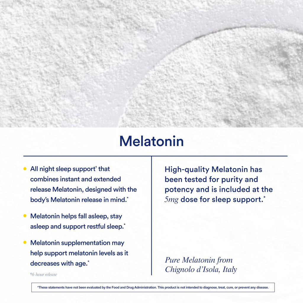 Ritual Sleep BioSeries™ Melatonin: Sleep Aid for Adults, Sleep Supplement with Time Released Capsules, Drug Free Sleep Vitamins for Adults for All Night Sleep Support, 20 Capsules RitualBuy Supplements Australia