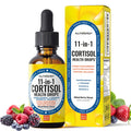 NutraPep Cortisol Detox Liquid Drops for Women Men - Cortisol Reducer Supplement Support Wellness Cleanse Balance Stress Mood Sleep Focus - Lower Cortisol Levels with Ashwagandha L-Theanine Magnolia NutraPepBuy Supplements Australia