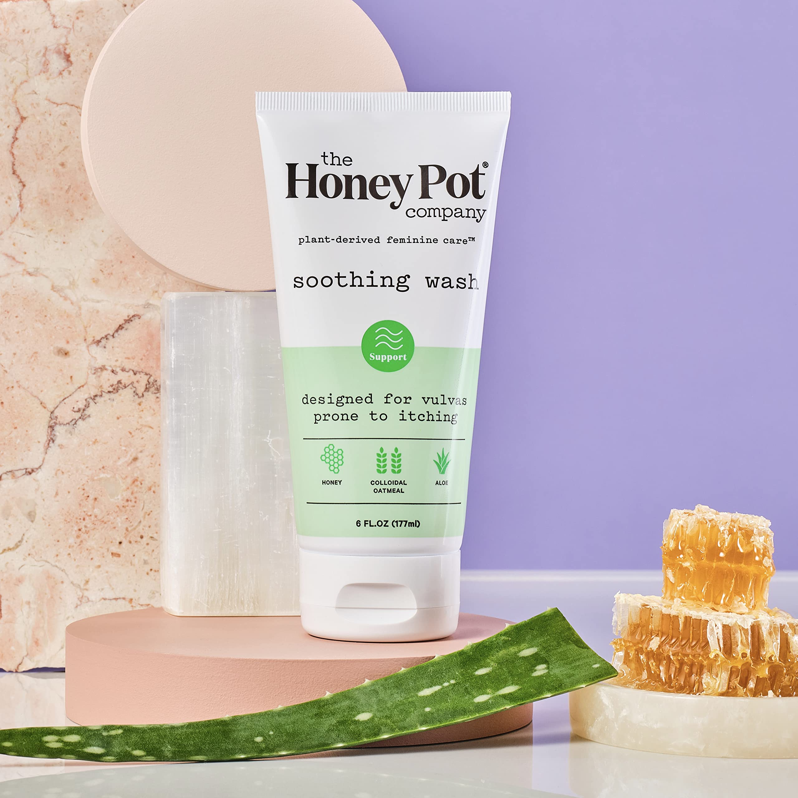 The Honey Pot Company - Anti-Itch Soothing Colloidal Oatmeal Wash - Plant Derived Feminine Care The Honey Pot CompanyBuy Supplements Australia
