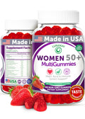 Lunakai USA Made 50 Plus Women's Multivitamin Gummies - Delicious Formula Enhanced with Essential Vitamins LunakaiBuy Supplements Australia