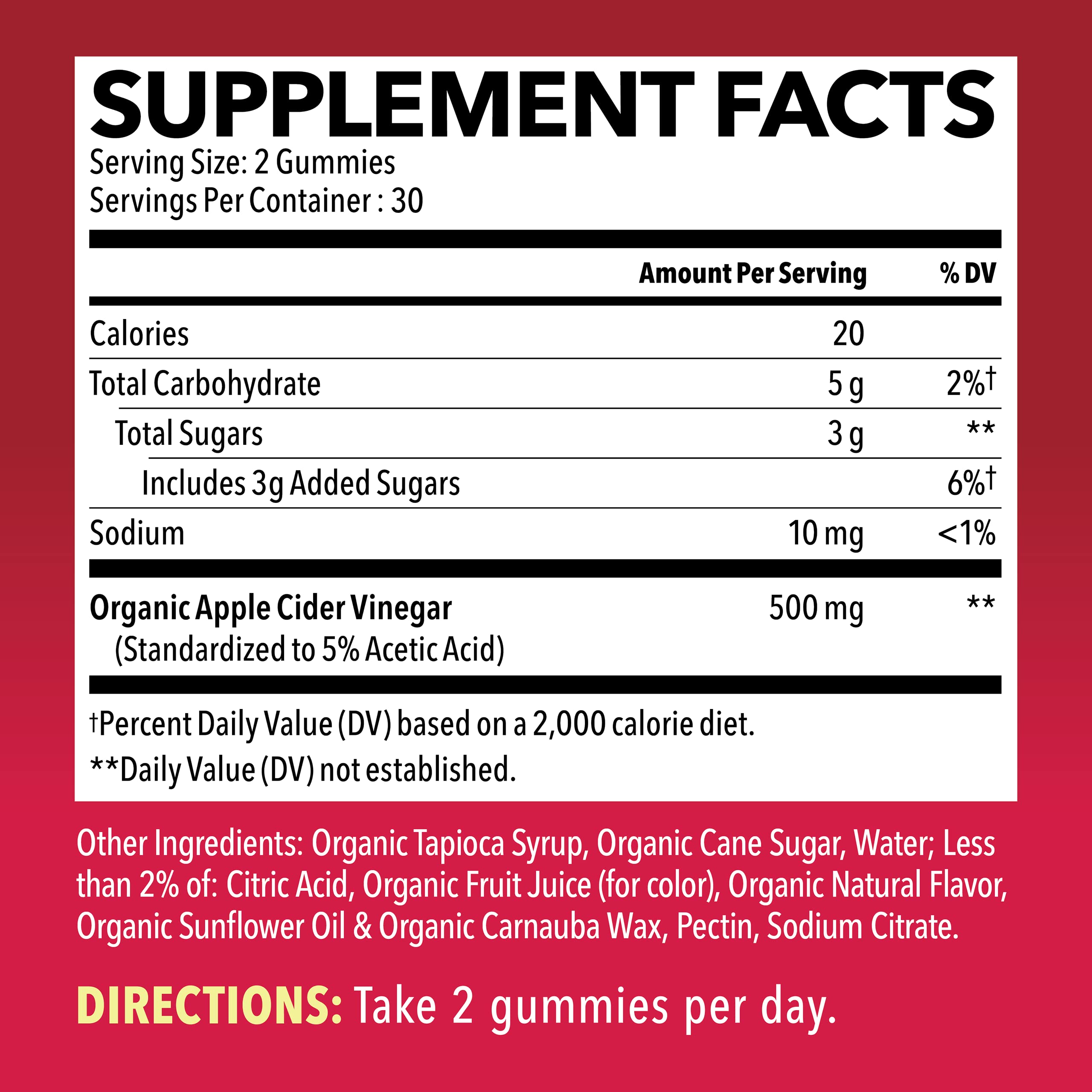 Organic Apple Cider Vinegar Gummies Detox | The Mother Enzyme | ACV Gummy HAVASU NUTRITIONBuy Supplements Australia