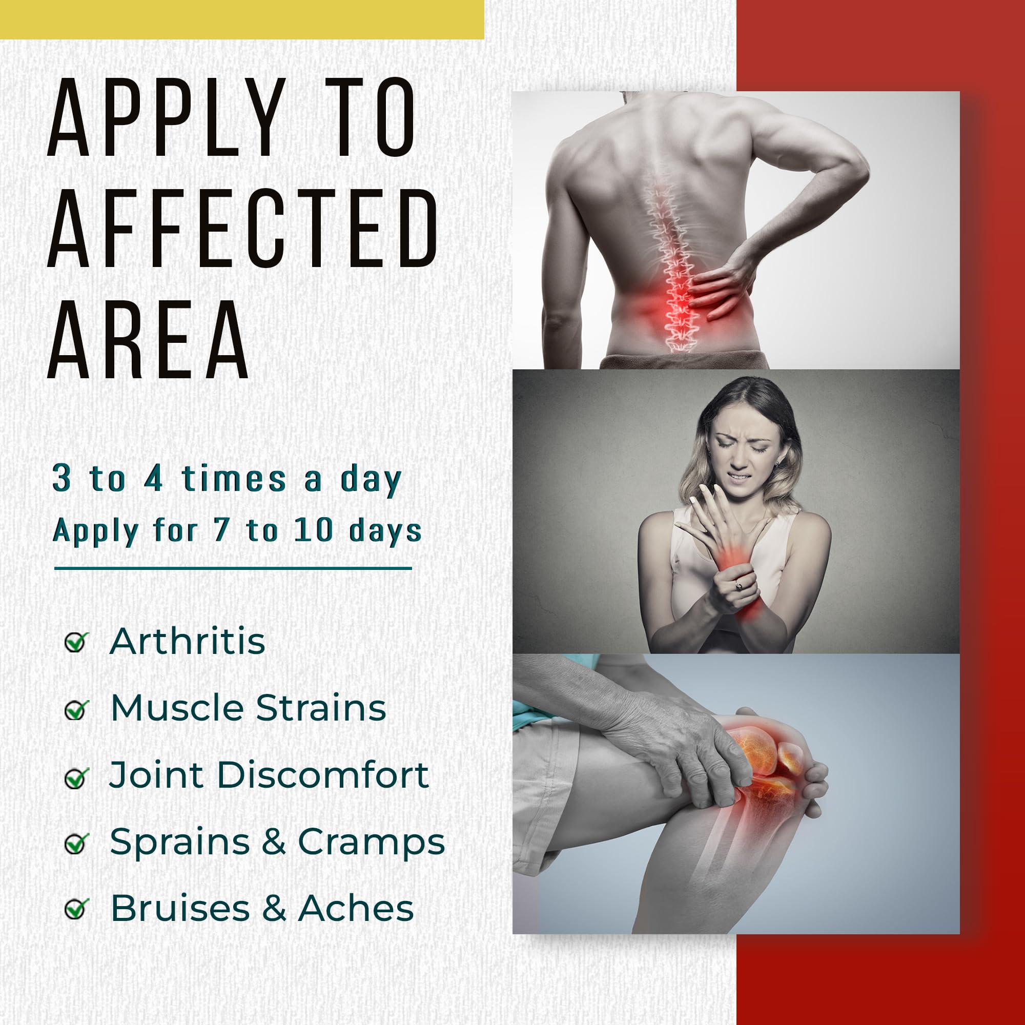 Real Time Pain Relief Cream 16oz Bottle | 17 Natural Ingredients: 1.25% Menthol, Arnica & MSM | Muscle Strain & Joint Discomfort Relief for Arthritis, Cramps, Sprains, Bruises, Hands, Back & Knee Pain Real Time Pain ReliefBuy Supplements Australia