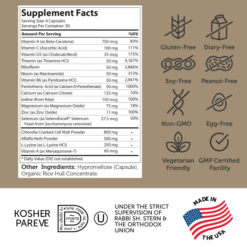 Zahler - Height Factor Healthy Growth Support Vitamin & Mineral Capsules (120 Count) - Kosher Height & Growth Supplement for Kids, Teens & Young Adults - Grow Taller Growth Hormone Support Nutrients ZahlerBuy Supplements Australia