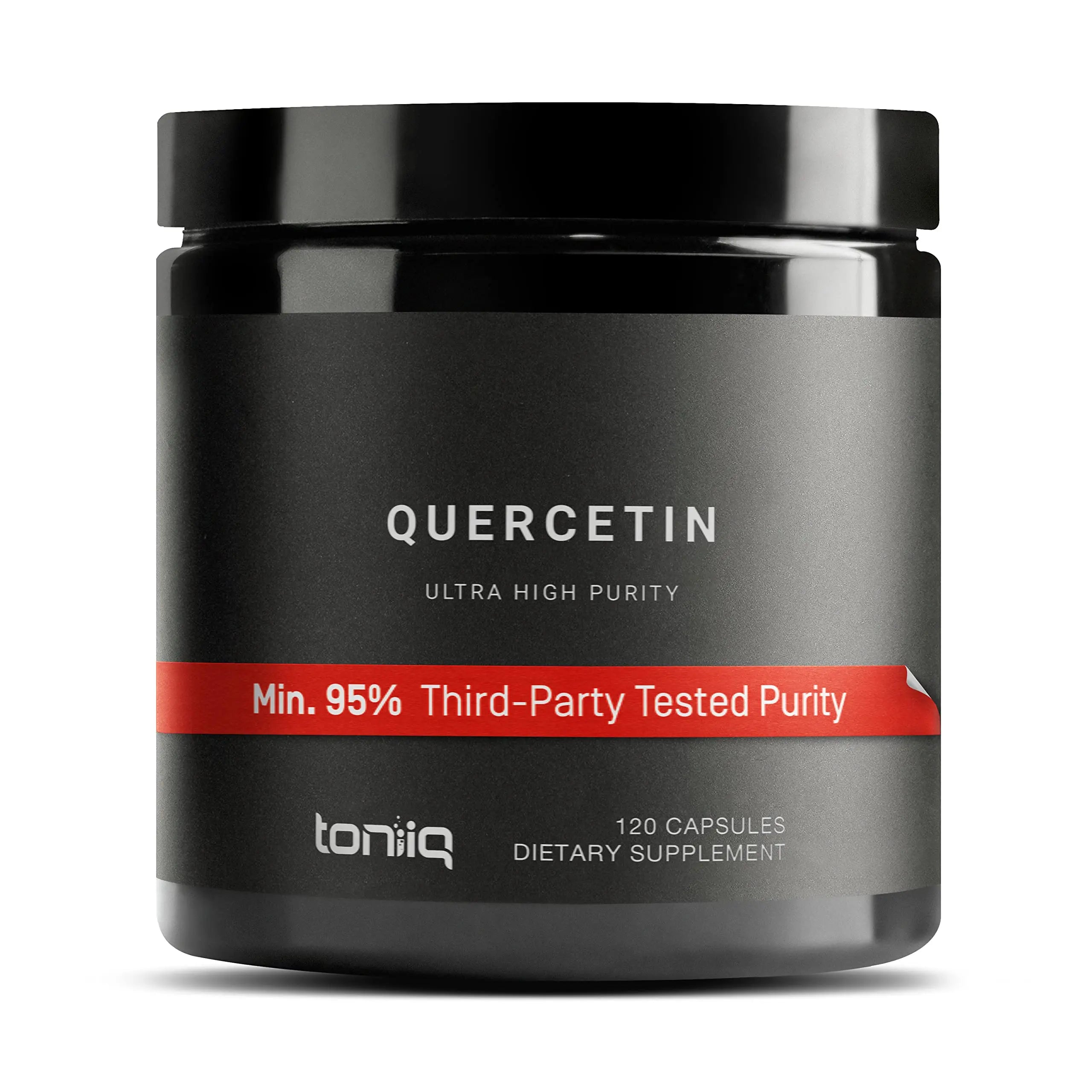 Toniiq Ultra High Purity Quercetin Capsules - 95%+ Highly Purified and Bioavailable - 1000mg Per Serving - 120 Capsules Quercetin Supplement Toniiq buy supplements Au