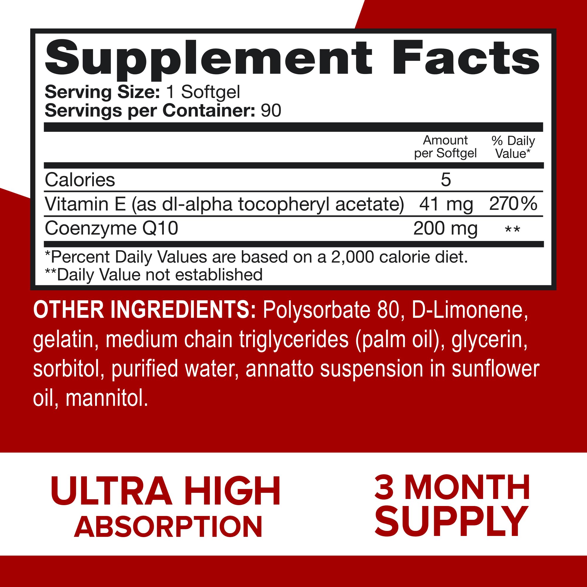 Qunol CoQ10 200mg Softgels, Ultra CoQ10 - Ultra High Absorption Coenzyme Q10 QunolBuy Supplements Australia