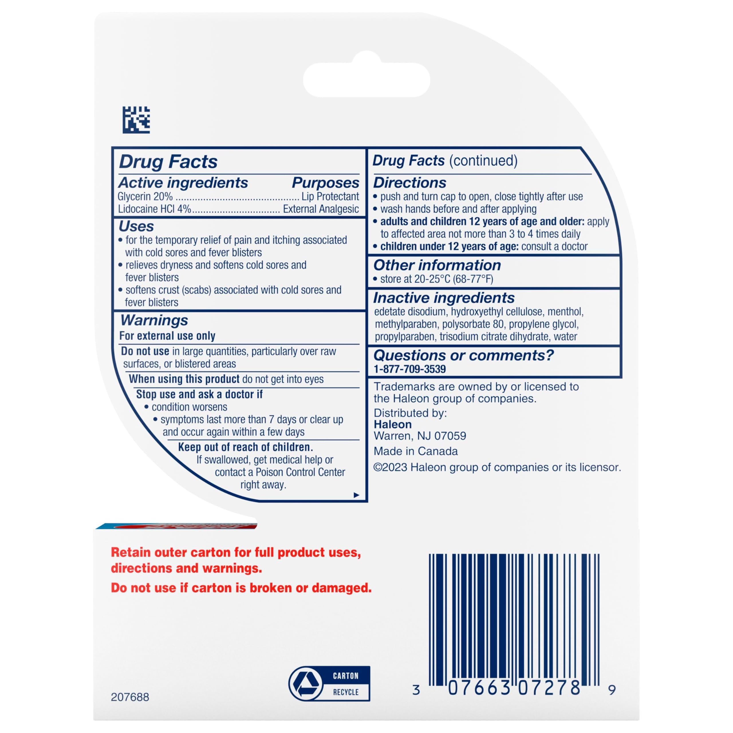 Abreva Cold Sore Treatment Rapid Pain Relief Cream - 1 Tube, 3 Grams Abreva buy supplements Au