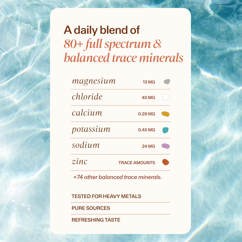 MAYU Trace Mineral Drops - 1 Bottle - 80+ Full-Spectrum Ionic Minerals for Water - Great-Tasting Mineral Supplement for Hydration - Magnesium, Potassium & Zinc - No Additives - 30 Servings