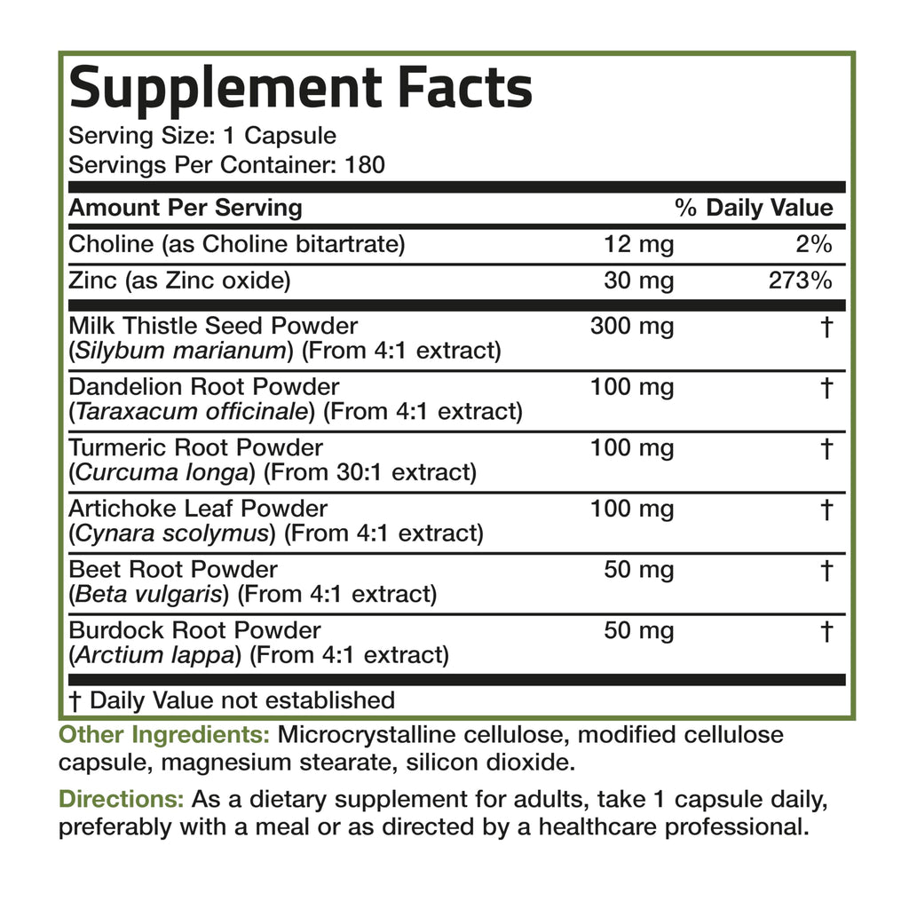 Bronson Liver Detox Advanced Detox & Cleansing Formula Supports Health Liver Function BronsonBuy Supplements Australia