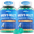 Methylated Multivitamin for Men Gummies, Vegan Omega 3, CoQ10, Zinc, Vitamin A C D3 K2 E B Complex, Calcium, Magnesium, Lycopene EnvyCureBuy Supplements Australia