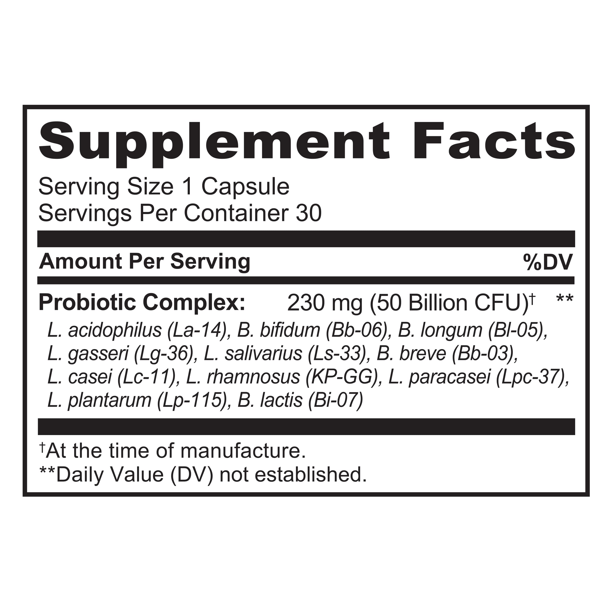 NATURELO Probiotic Supplement - 50 Billion CFU - 11 Strains - One Daily - Helps Support NATURELOBuy Supplements Australia