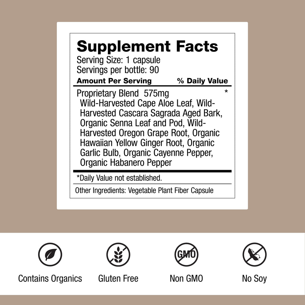 Dr. Schulze's Intestinal Formula #1 - Bowel Movement Supplement for Colon Health Support - Bloating & Constipation Aid - Intestinal Cleanse - All-Natural - Plant-Based - Vegan - 90 Count Dr. Schulze'sBuy Supplements Australia