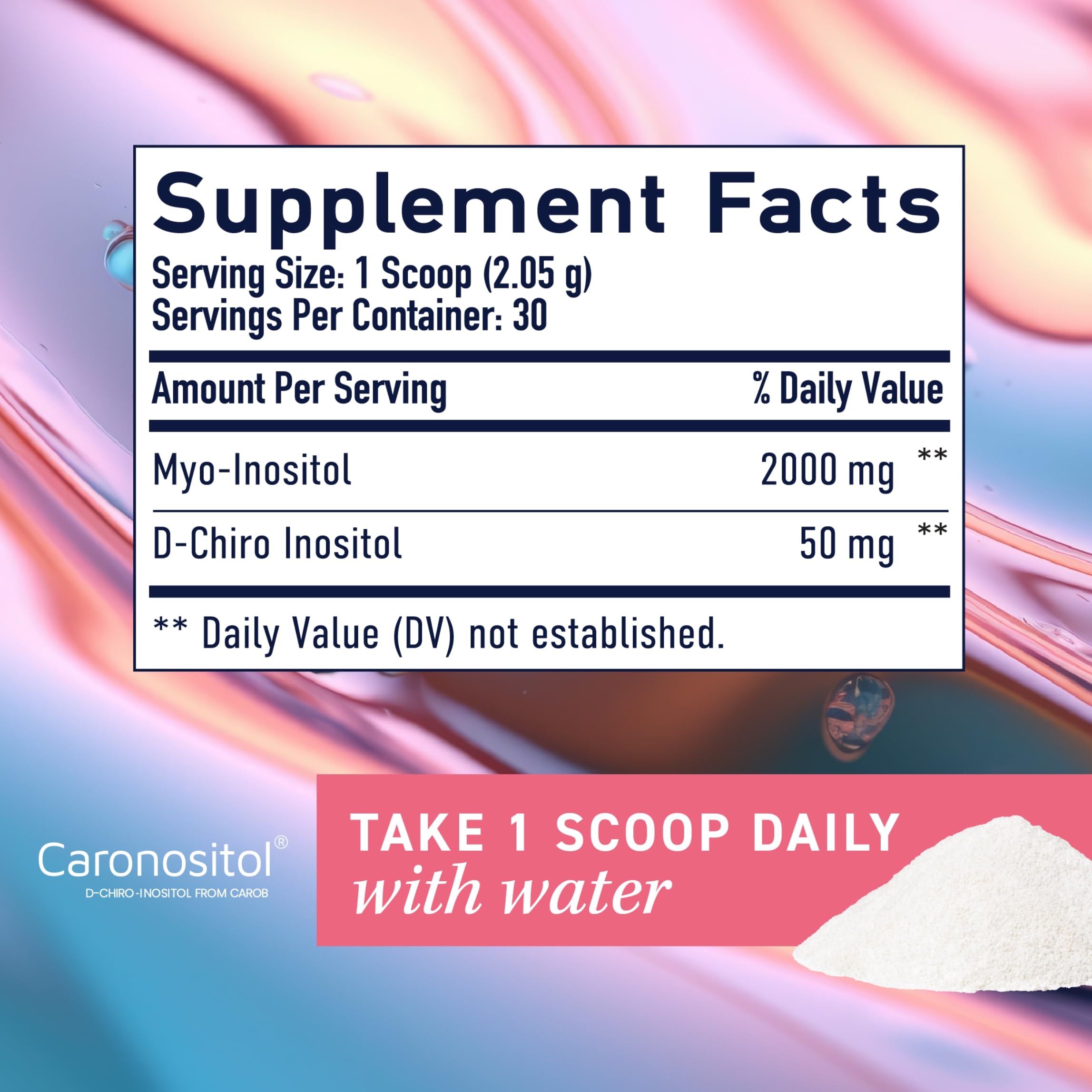Myo-Inositol & D-Chiro Inositol Powder | Hormone Balance for Women | Ideal 40:1 Ratio | Myo 2000mg, D Chiro 50mg | Regulate Menstrual Cycle and Support Ovarian Health | 30 Servings, 2.17 oz. SMNutritionBuy Supplements Australia