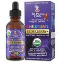 Tropical Oasis USDA Organic Liquid Vitamin Drops with Elderberry, Vitamin C and Zinc for Toddlers & Kids | Sugar Free | Vegan | Non-GMO | 2 Fl Oz Tropical Oasis