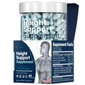 Height support supplement with container and packaging on a white background