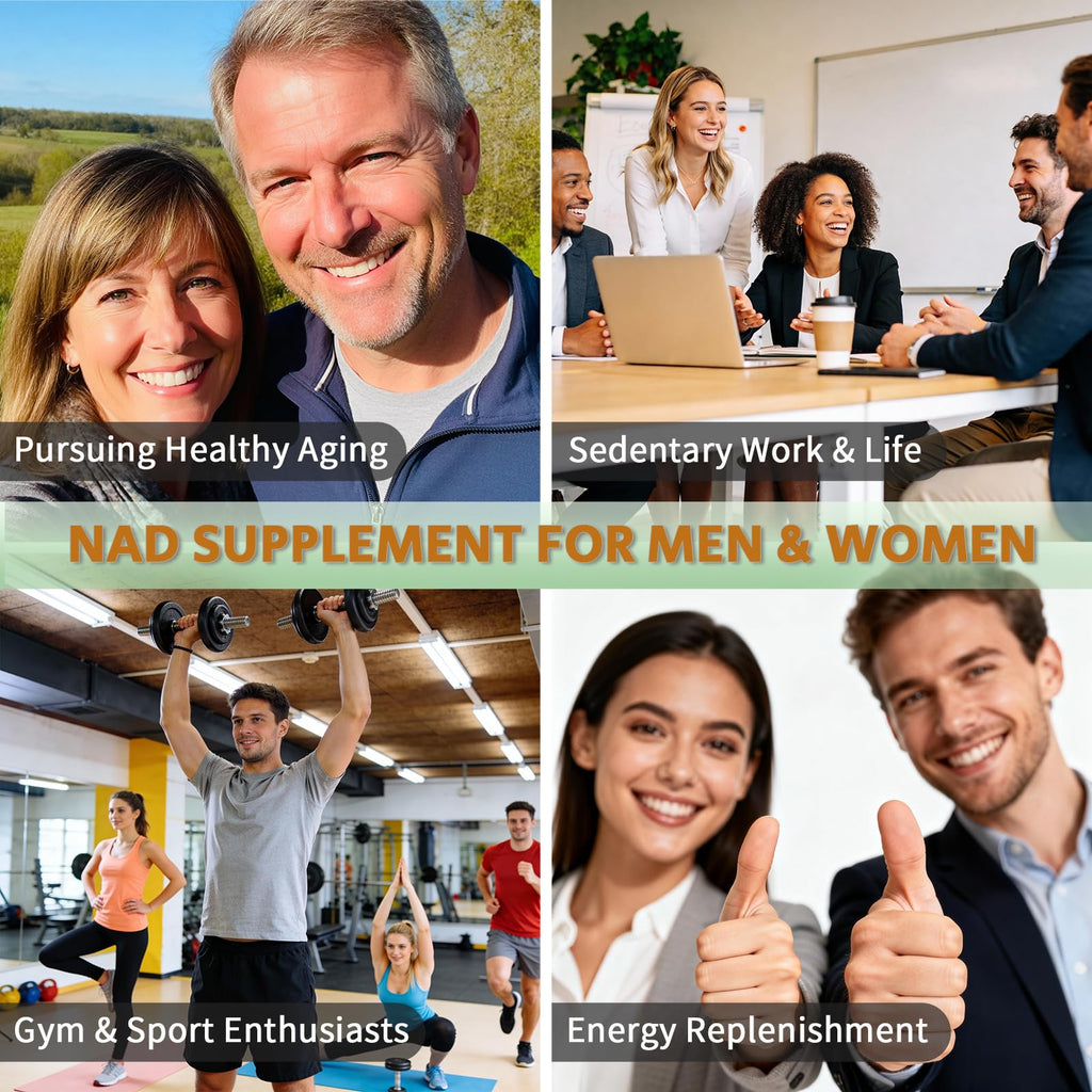 YMINGKJ NAD+ Supplement with Resveratrol 1200mg – Nicotinamide Adenine Dinucleotide & Trans-Resveratrol 50mg, Anti-Aging Cellular Energy & Metabolism Support, 60 Vegetarian Capsules (30 Servings) YMINGKJBuy Supplements Australia