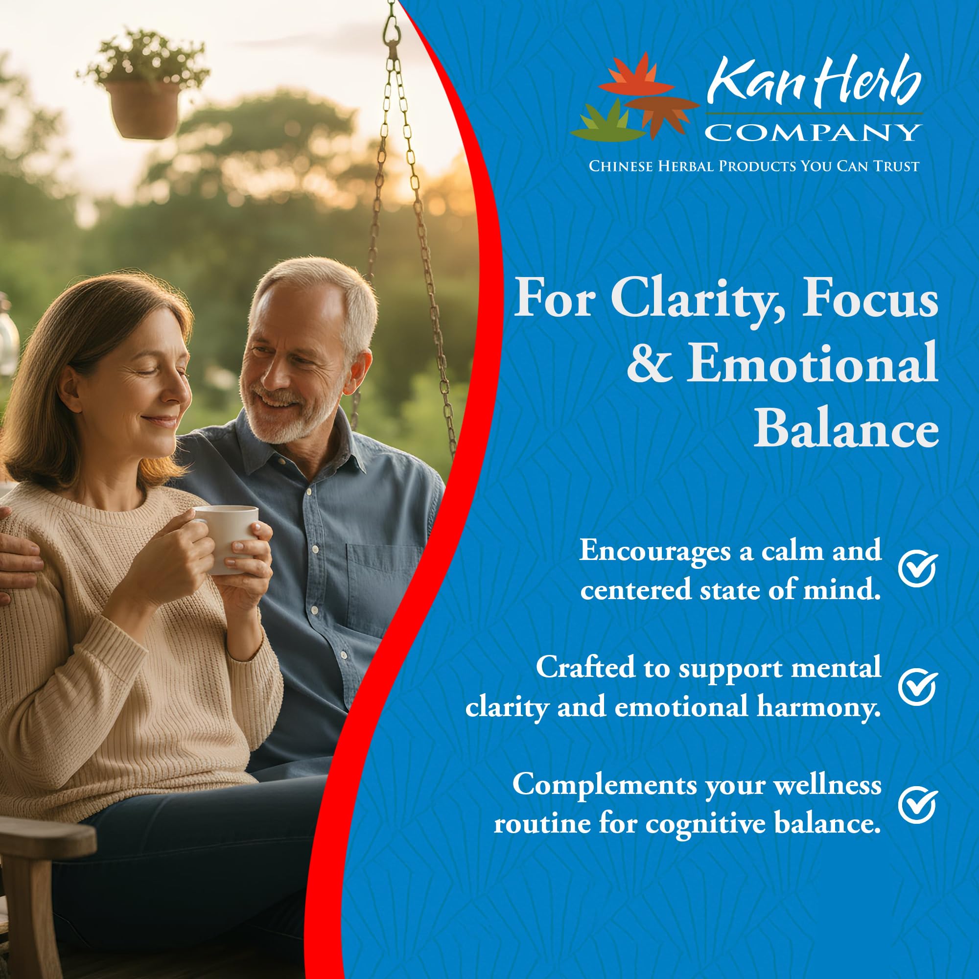 Kan Herbs Company Clear Mind Formula – Traditional Chinese Herbal Blend for Cognitive Clarity and Spirit Support, Nourishes Heart Yin and Blood, Calms Shen, Herbal Supplement, 60 Tablets Kan HerbsBuy Supplements Australia