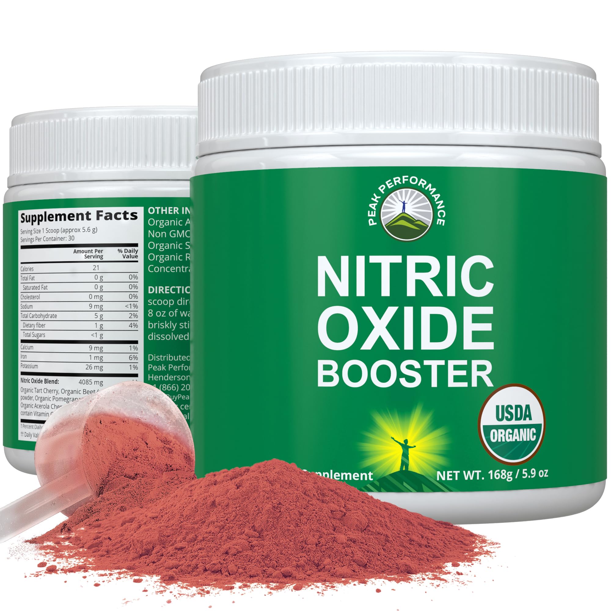 USDA Organic Plant Based Nitric Oxide Booster Powder Supplement for Men & Women. Caffeine Free Supplements 5 Top Organic Ingredients. Beet Root, Tart Cherry, Acerola Cherry, Pomegranate, Red Ginseng Peak PerformanceBuy Supplements Australia