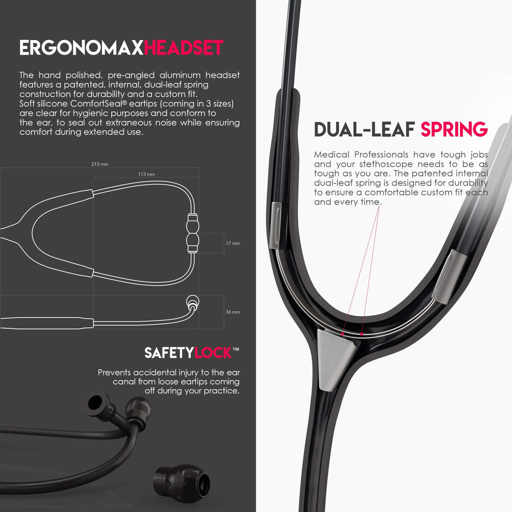 MDF Acoustica Lightweight Stethoscope for Doctors, Nurses, Students MDF InstrumentsBuy Supplements Australia