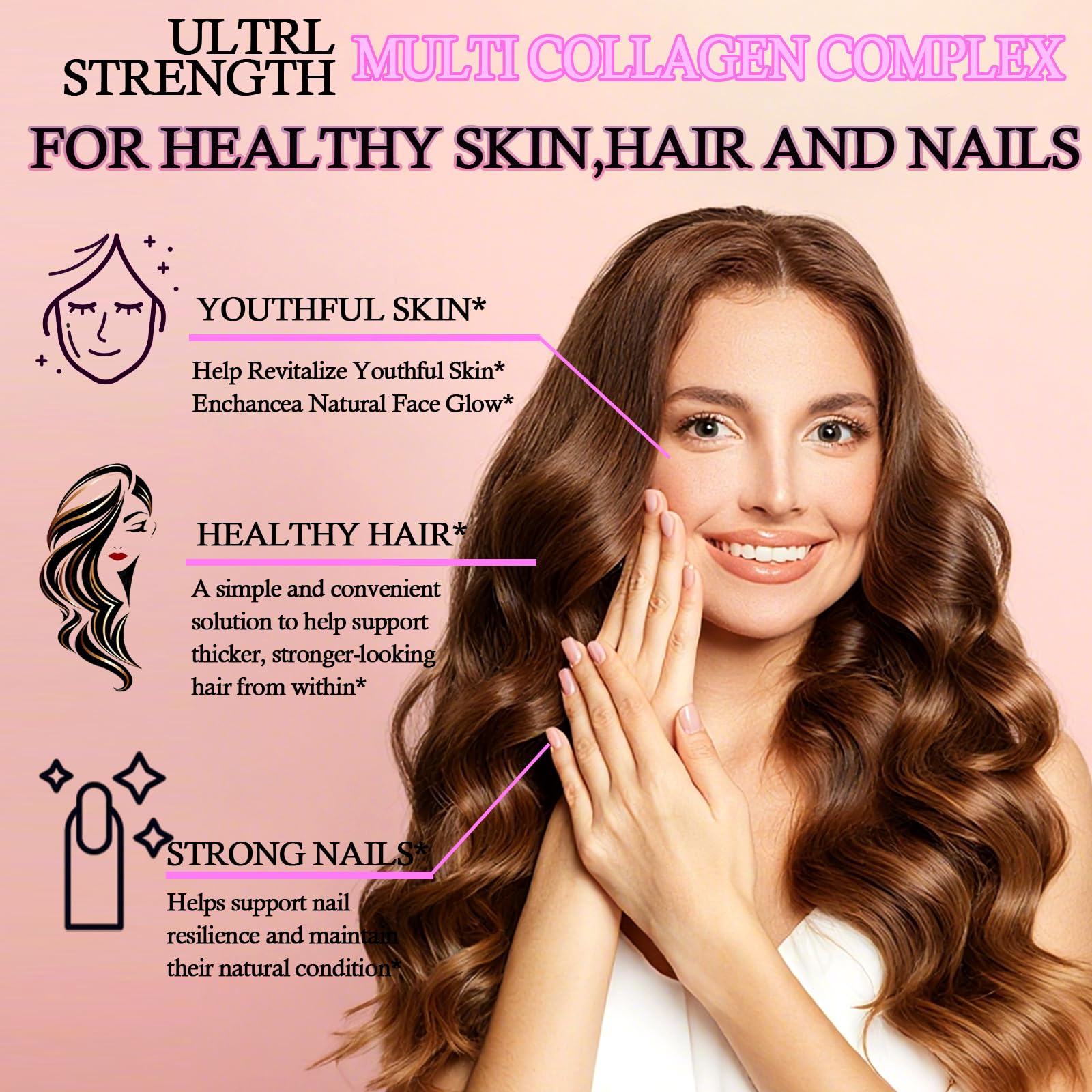 Multi Collagen Peptides Liquid Drops for Women & Men-Type I, II, III, V, X丨Hydrolyzed Collagen Peptides, Collagen Proteins W. Hyaluronic Acid, Biotin & Vitamin C for Hair Skin & Joint Gut Health GLOVVUUPBuy Supplements Australia