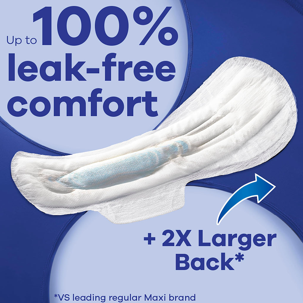Always Maxi Feminine Pads for Women, Size 5 Extra Heavy Overnight AlwaysBuy Supplements Australia