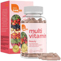 Zahler Multivitamin Beauty + Skin Hair and Nails Support, Multivitamin for Women and Men with Iron, Certified Kosher, 60 Capsules Zahler
