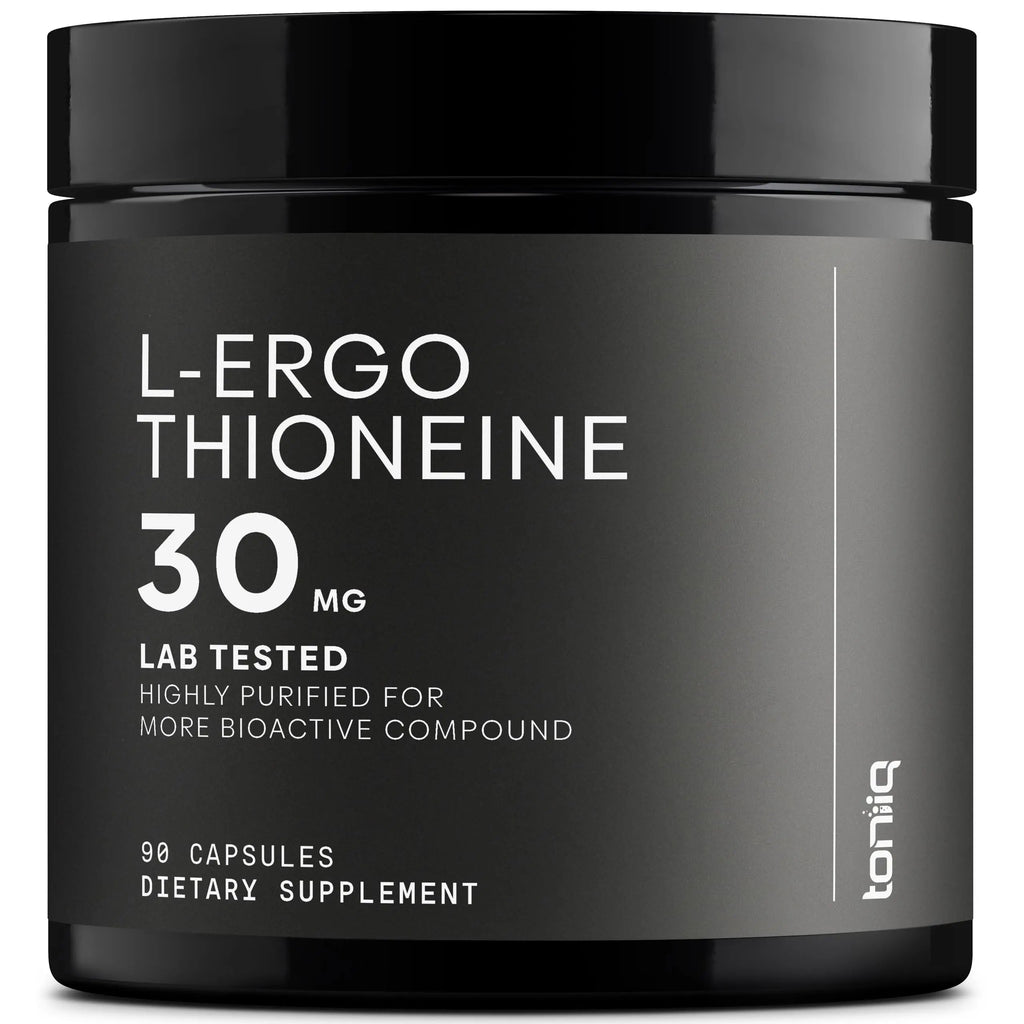 Ergothioneine with Clinically Studied MitoPrime® - High Potency 30mg with 98% Purity - Fermentation-Based L Ergothioneine Supplement - Longevity and Immune Support - Third-Party Tested, 90 Capsules Toniiq buy supplements Au