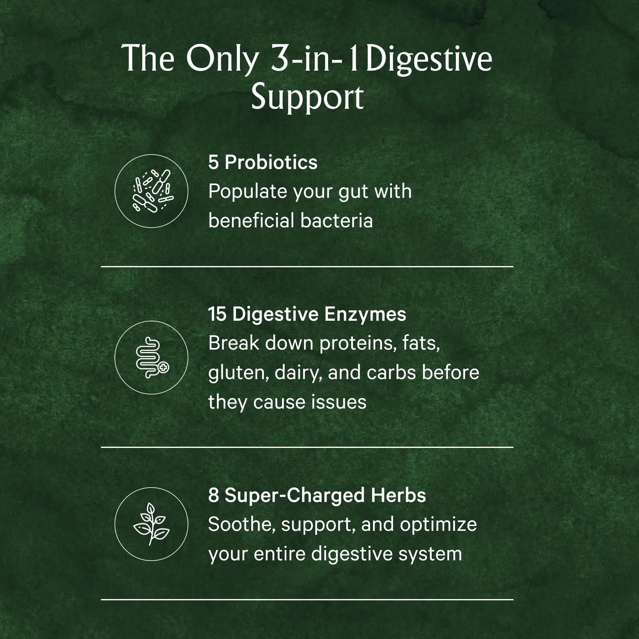 Juna Digestive Enzymes + Probiotic — 3-in-1 Daily Gut Support for Bloat Relief, Smooth Digestion & Microbiome Balance | 15 Enzymes, 5 Probiotics, 8 Botanicals | Vegan, 3rd-Party Tested | 60 Capsules Juna buy supplements Au
