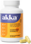 AKKA Premium Liver Cleanse Detox & Repair Superbiotic - Supports Liver Health & Function, Boosts Energy, Digestion & Metabolism with Bioavailable Pasteurized Akkermansia, Non-GMO, Gluten-Free, 60 Caps AKKABuy Supplements Australia