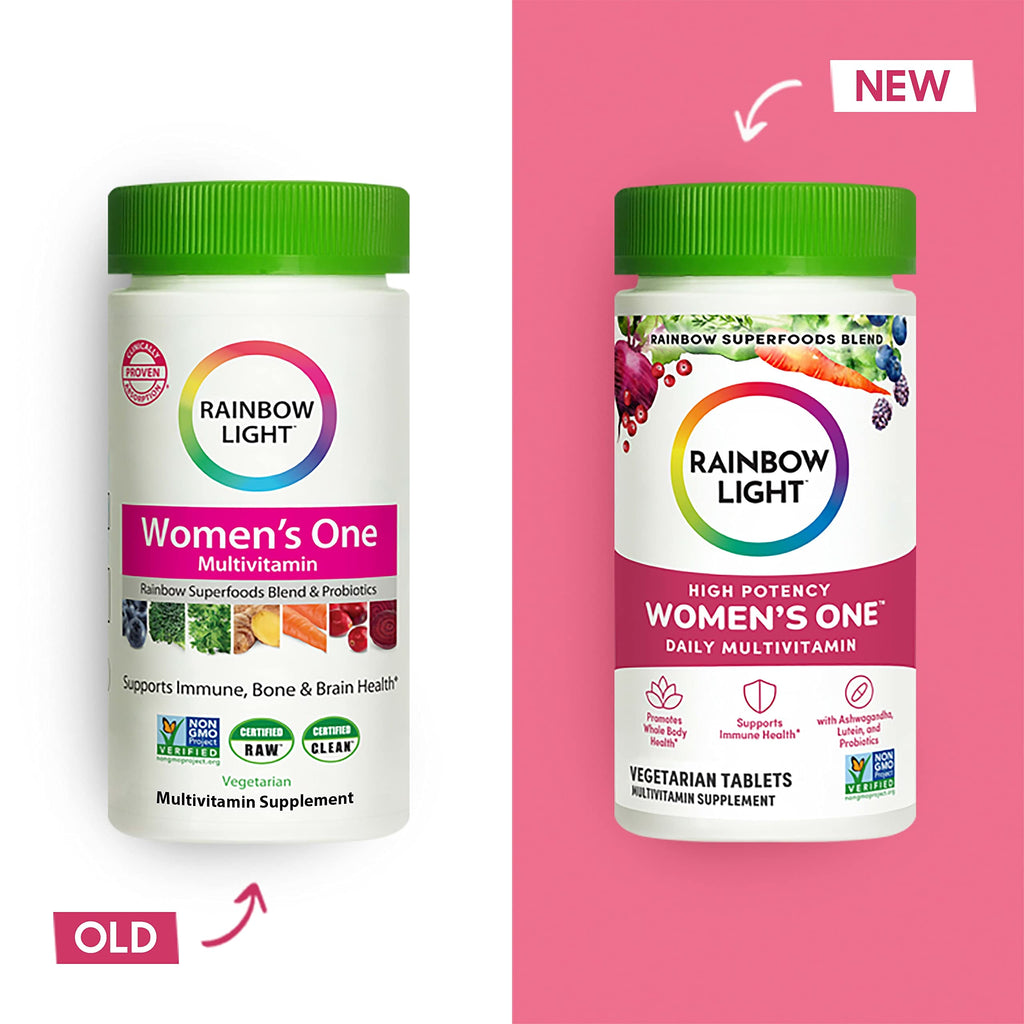 Rainbow Light Womens One High-Potency Daily Multivitamin, Womens Multivitamin Rainbow LightBuy Supplements Australia
