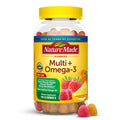 Nature Made Multivitamin + Omega-3, Multivitamin Gummies for Women and Men, Daily Nutritional Support, 140 Adult Gummy Vitamins
