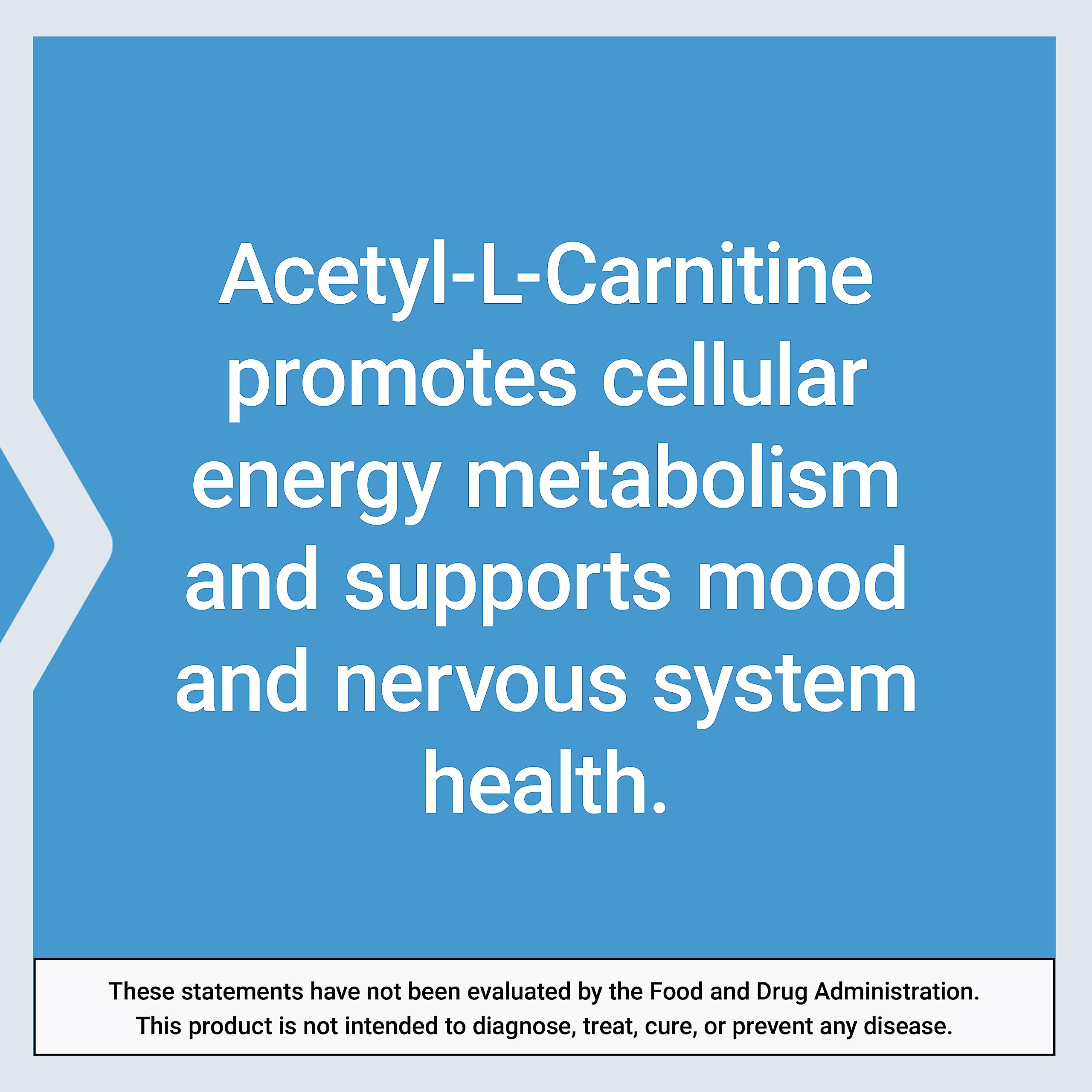 Life Extension Acetyl-L-Carnitine, Acetyl-L-Carnitine, vitamin C, Brain, mood & nerve health Life ExtensionBuy Supplements Australia