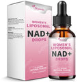Bottle and packaging of Wanish Women's Liposomal NAD+ Drops on a white background
