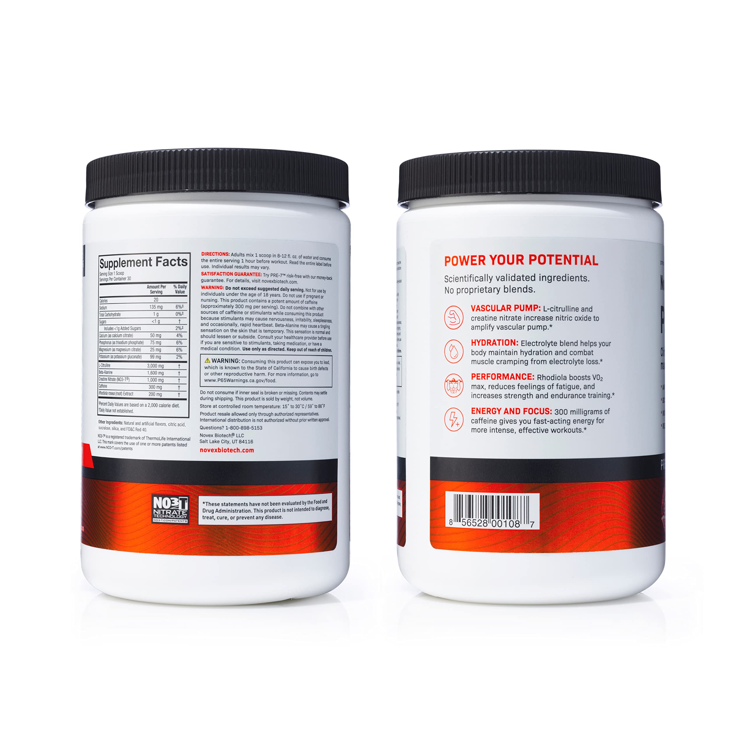 Novex Biotech PRE-7 Pre-Workout Powder – Best preworkout for Men - Boost Energy Novex BiotechBuy Supplements Australia